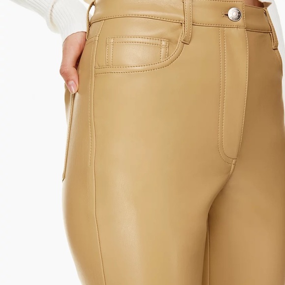 Wilfred | Aritzia Melina Vegan Leather Pants Size 6 - Picture 2 of 4